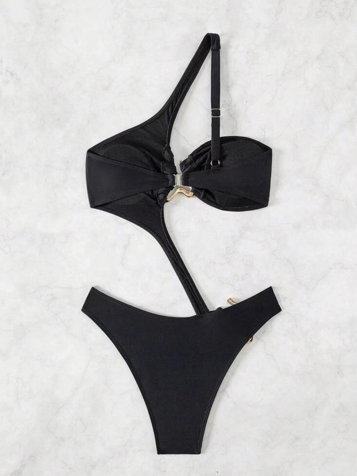 2025 Женский цельный, однотонный купальник