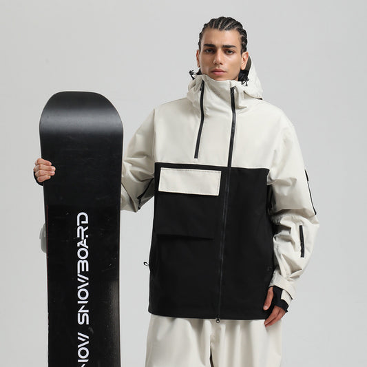 Горнолыжная куртка, для сноуборда, ветрозащитная, водонепроницаемая, дышащая