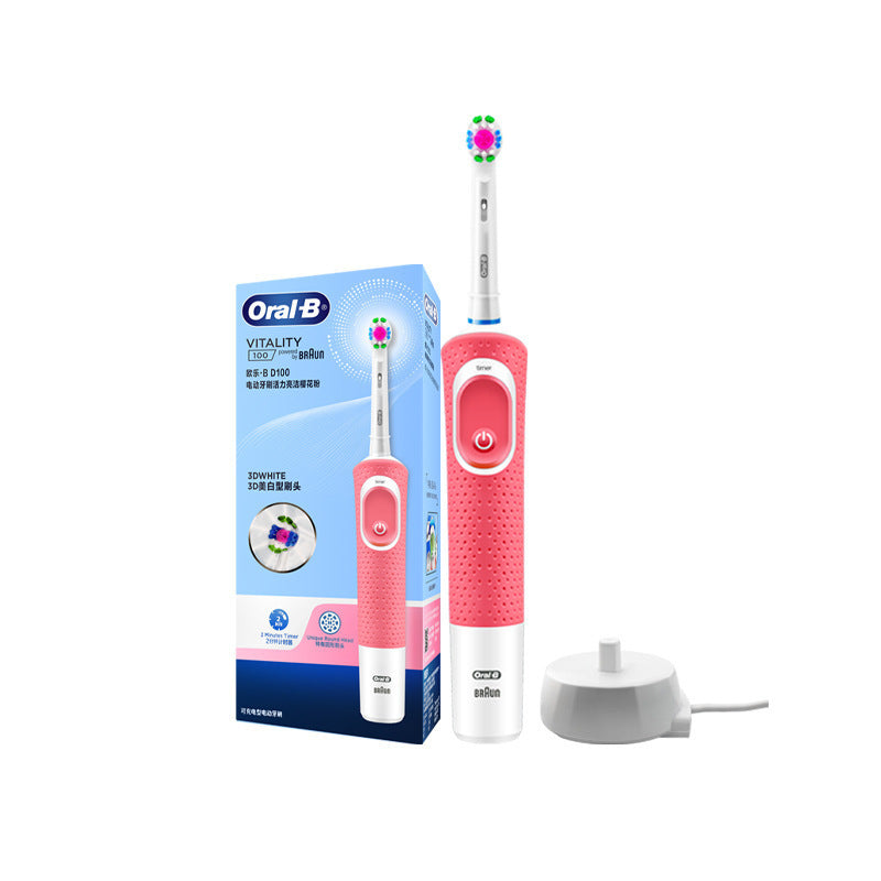 Электрическая зубная щетка Oral-B D12 с мягкой щетиной, для взрослых, вращающаяся, отбеливающая (Германия)