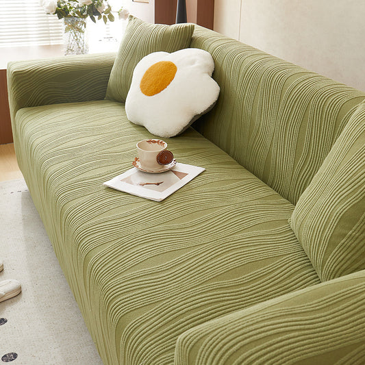 Вязаный жаккардовый чехол для дивана 2025