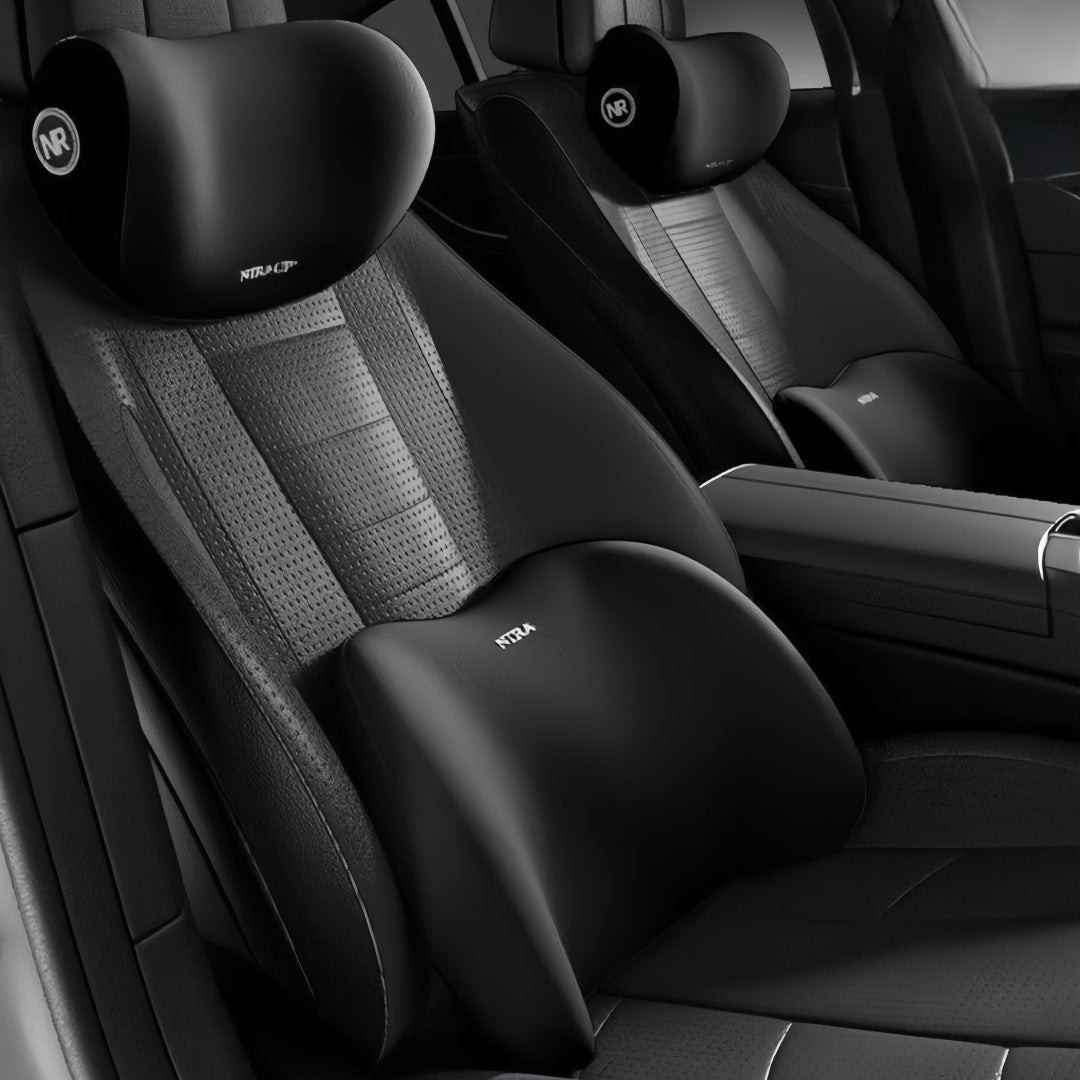 1 комплект подушек для поддержки поясницы и плеч в автомобиле, ортопедическая подушка под голову, подушка с эффектом памяти, автомобильные аксессуары для дома