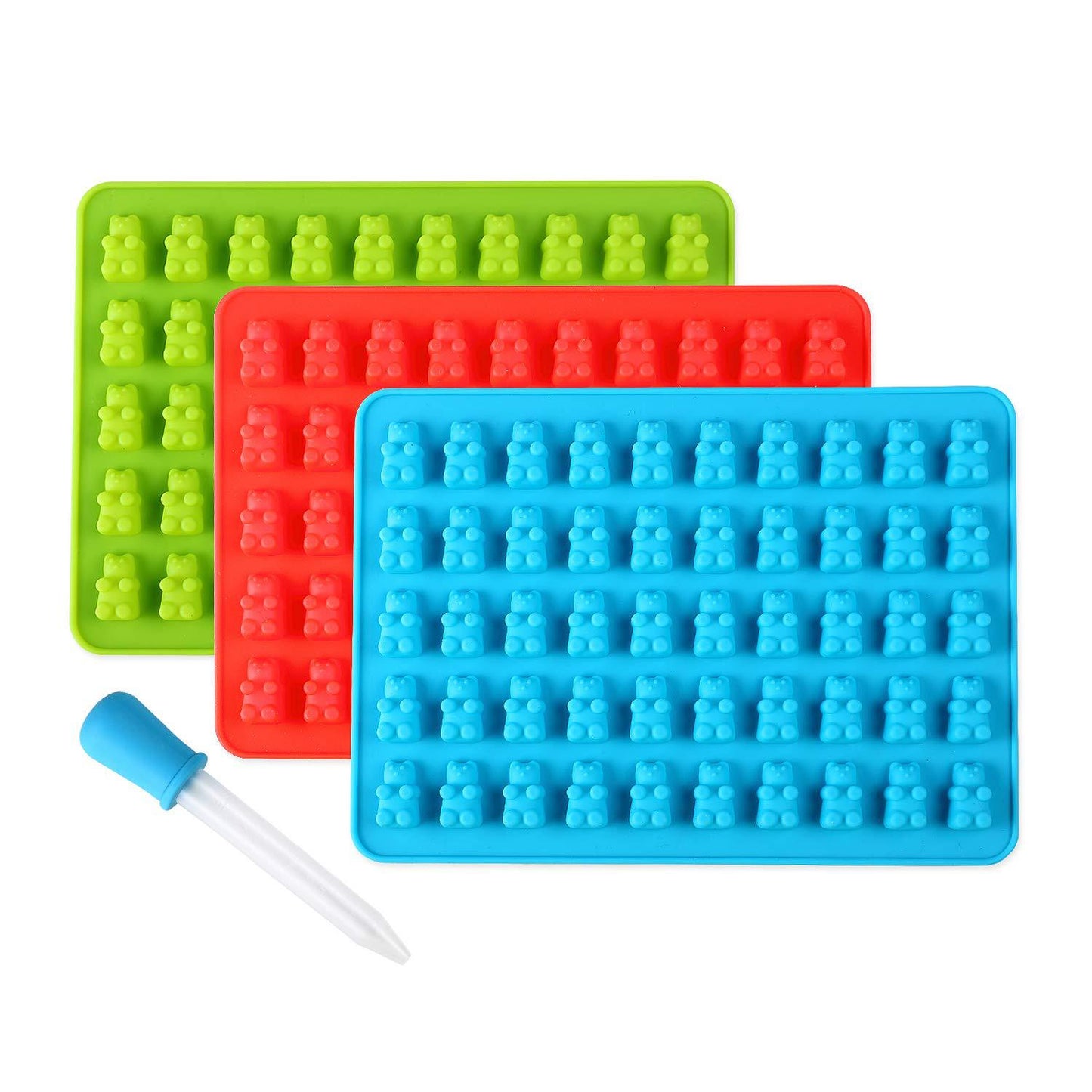 Форма для жевательных мишек с пипеткой, форма для конфет, форма для льда