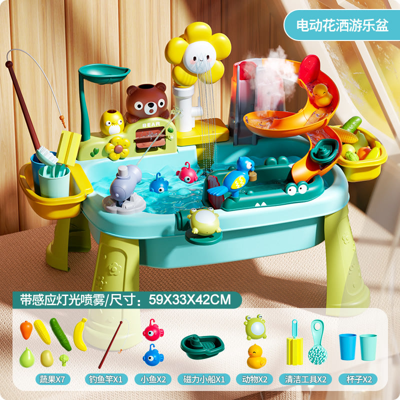 Электрический игровой бассейн «Подсолнух»,  летние водные игрушки для детей