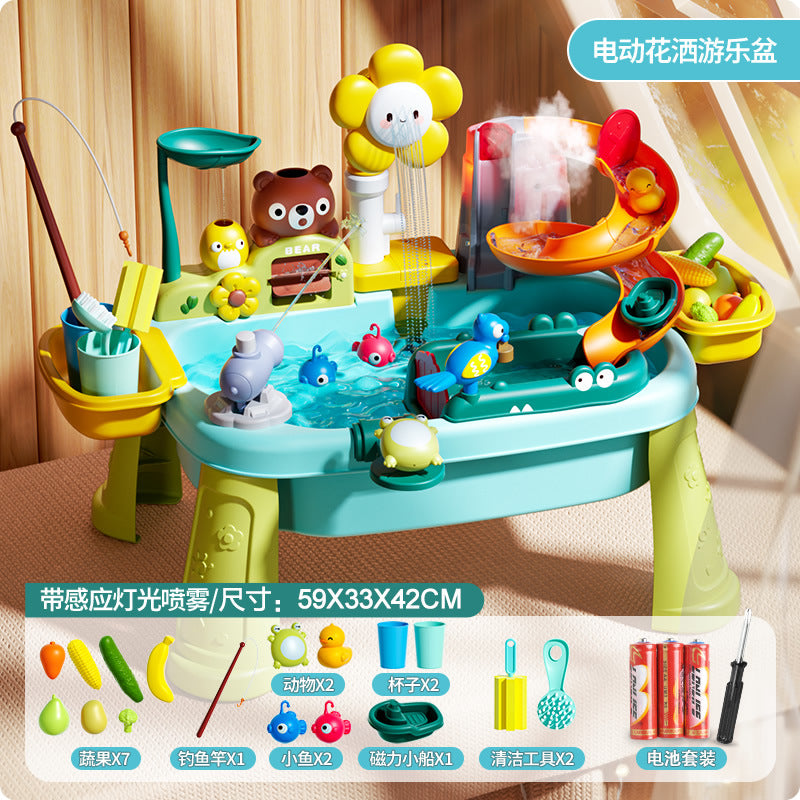 Электрический игровой бассейн «Подсолнух»,  летние водные игрушки для детей