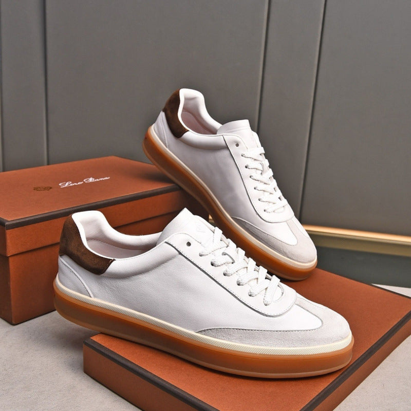 Loro мужские кроссовки из натуральной кожи