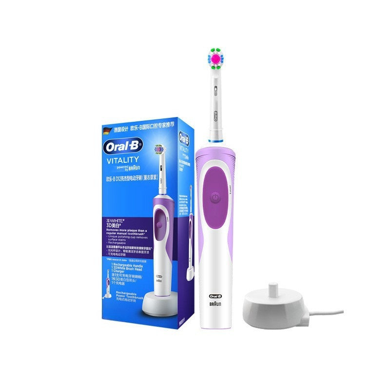 Электрическая зубная щетка Oral-B D12 с мягкой щетиной, для взрослых, вращающаяся, отбеливающая (Германия)