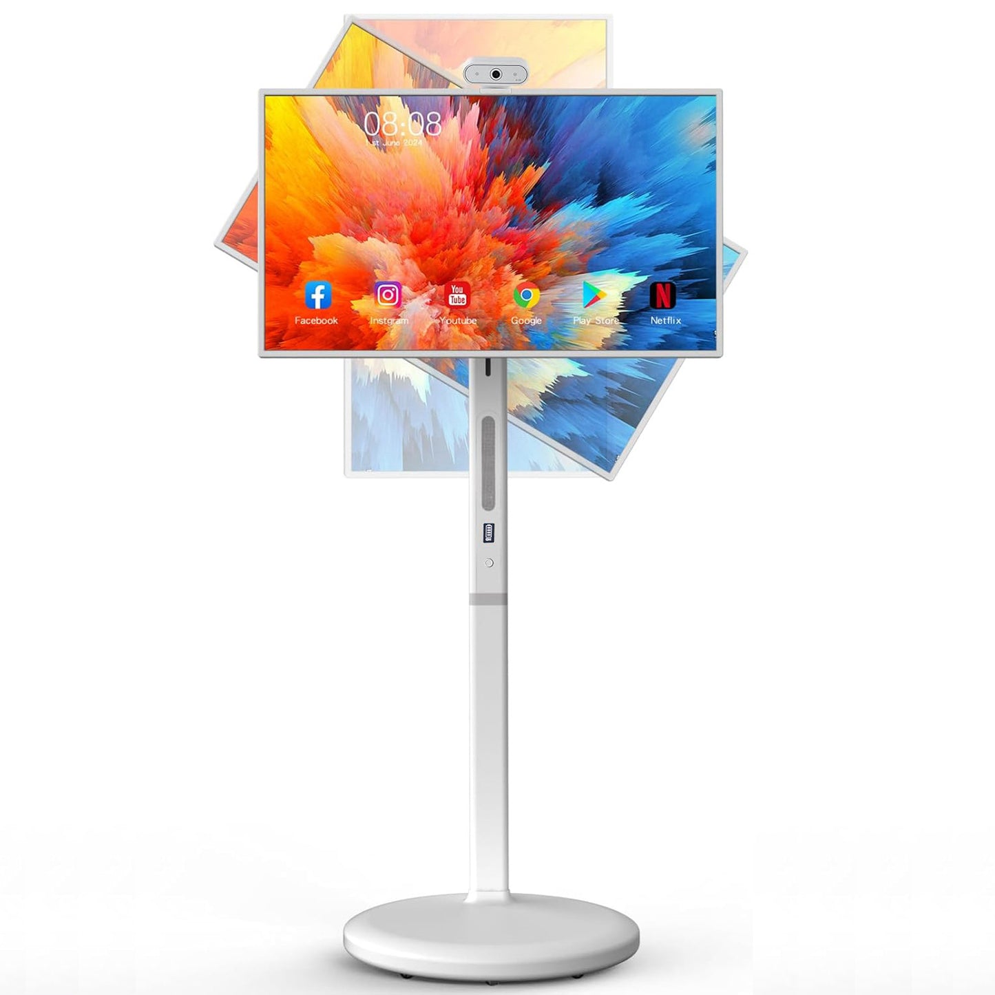 Girlfriend Machine Pro  32-дюймовый мобильный телевизор высокой четкости с сенсорным экраном и беспроводной проекцией экрана для развлечений и караоке