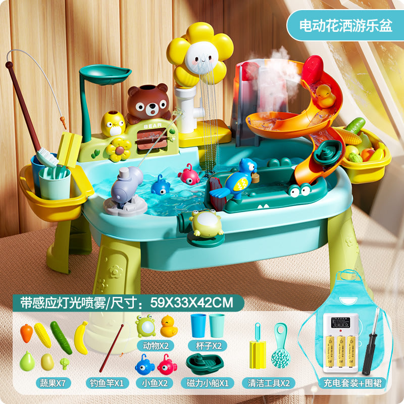 Электрический игровой бассейн «Подсолнух»,  летние водные игрушки для детей