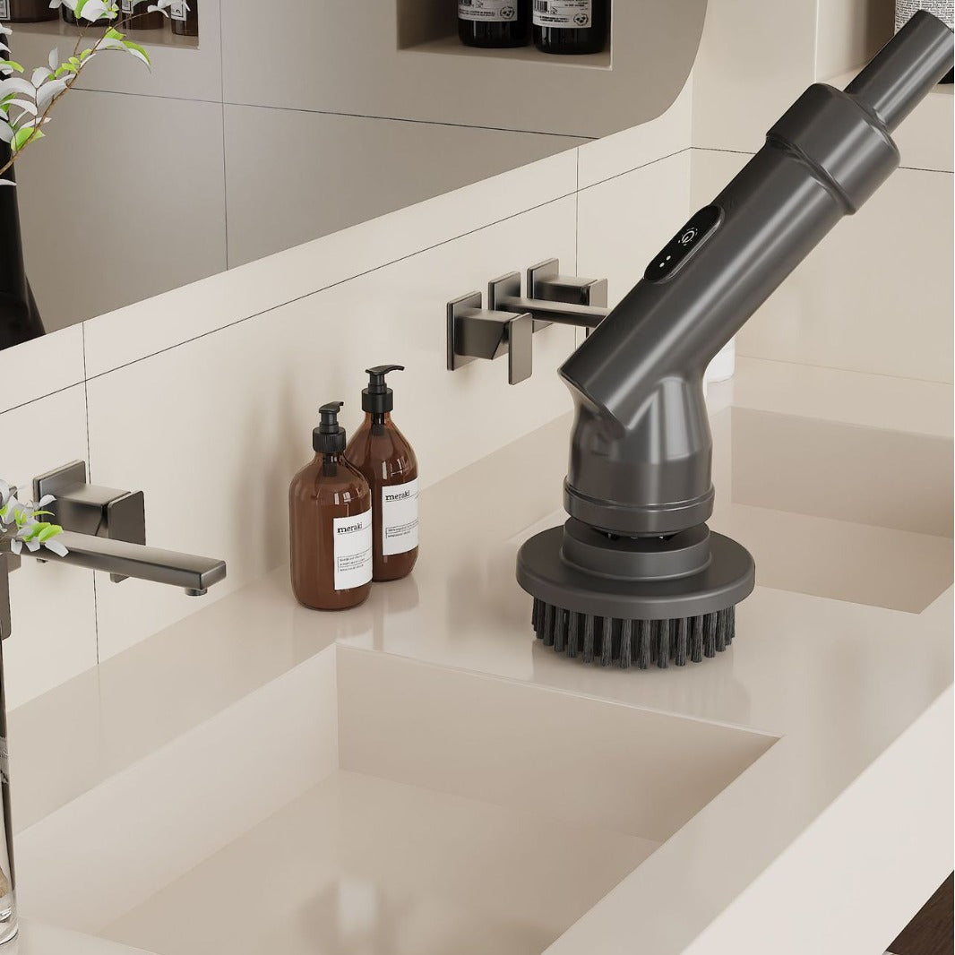 Электрическая выдвижная щетка для мытья посуды, щетка для чистки щелей на стекле, щетка для чистки кухни