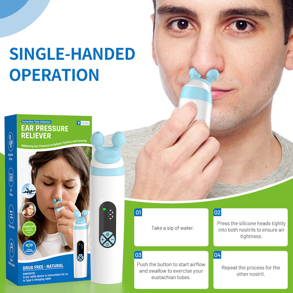 Электрический корректор давления в ушах при звоне в ушах и боли в ушах во время авиаперелетов