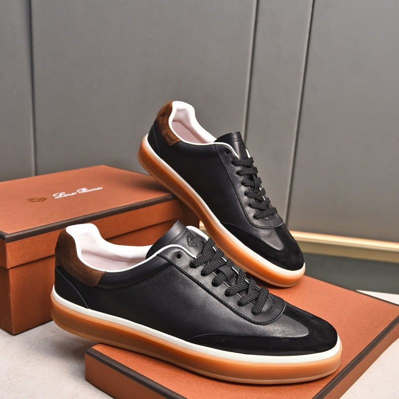 Loro мужские кроссовки из натуральной кожи