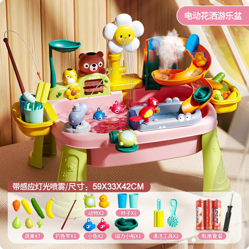 Электрический игровой бассейн «Подсолнух»,  летние водные игрушки для детей