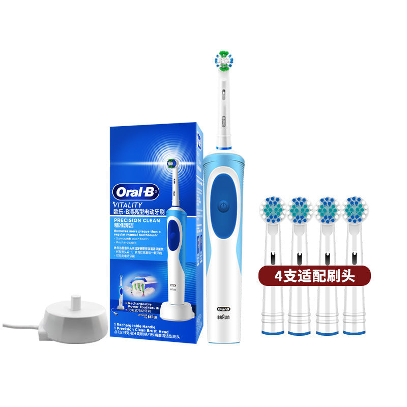 Электрическая зубная щетка Oral-B D12 с мягкой щетиной, для взрослых, вращающаяся, отбеливающая (Германия)