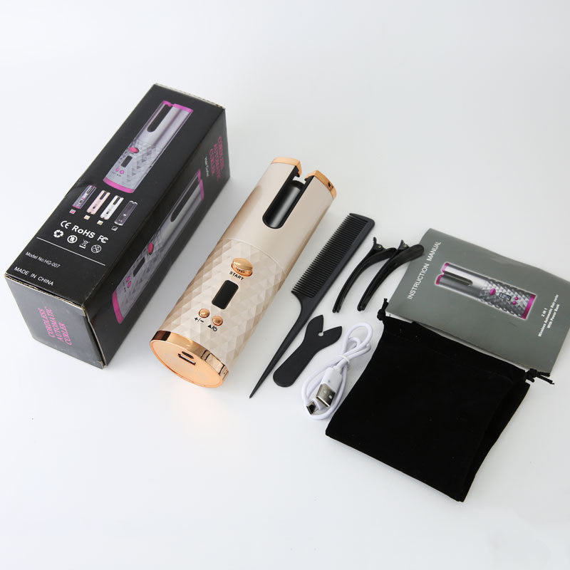 Беспроводные перезаряжаемые щипцы для завивки волос