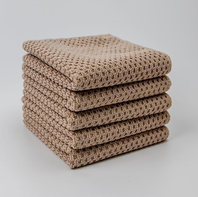 Плотная тряпка для мытья посуды из микрофибры, кухонная тряпка, салфетка для удаления жира