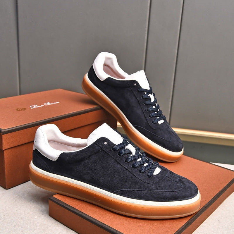 Loro мужские кроссовки из натуральной кожи