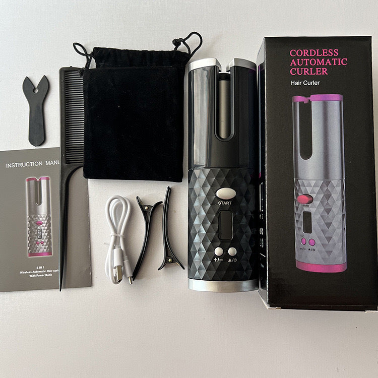 Беспроводные перезаряжаемые щипцы для завивки волос