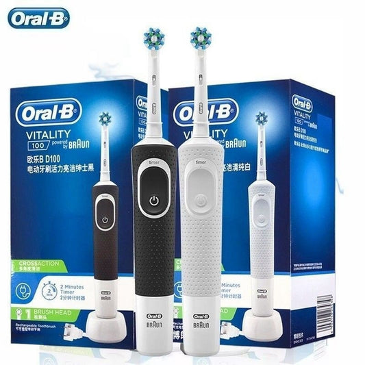Электрическая зубная щетка Oral-B D12 с мягкой щетиной, для взрослых, вращающаяся, отбеливающая (Германия)
