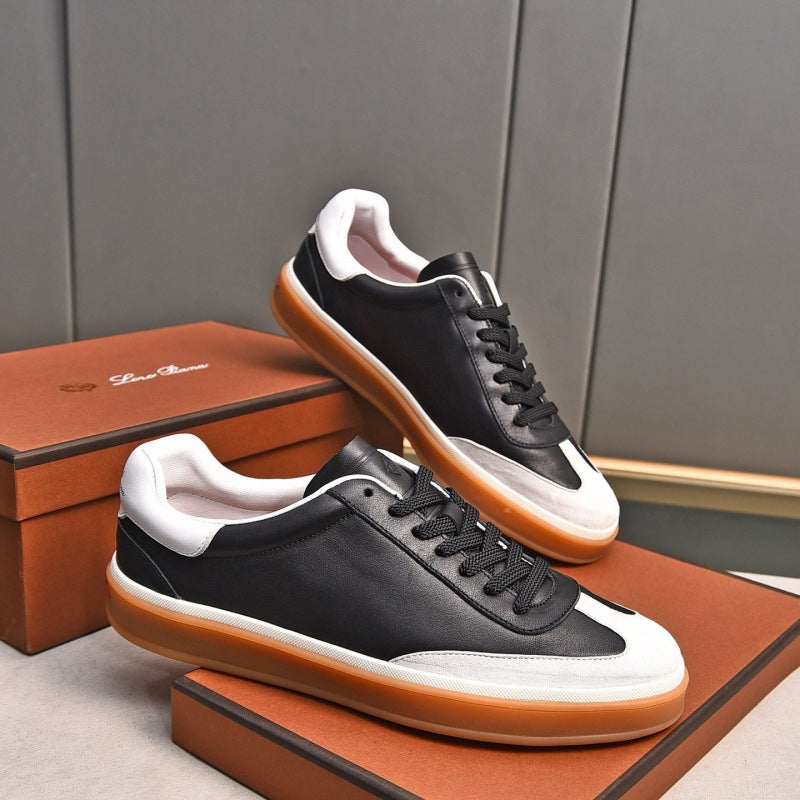 Loro мужские кроссовки из натуральной кожи