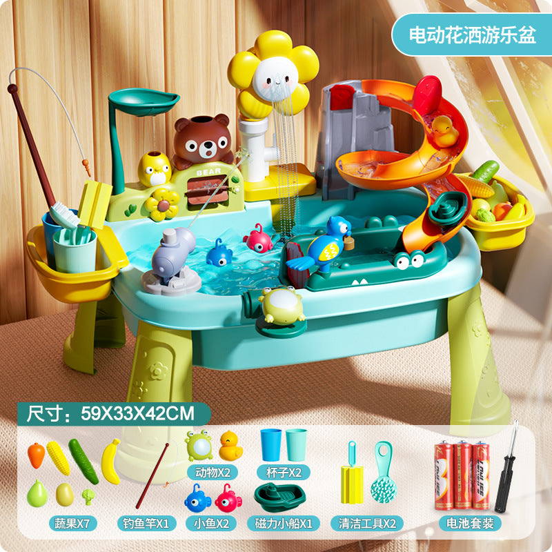 Электрический игровой бассейн «Подсолнух»,  летние водные игрушки для детей