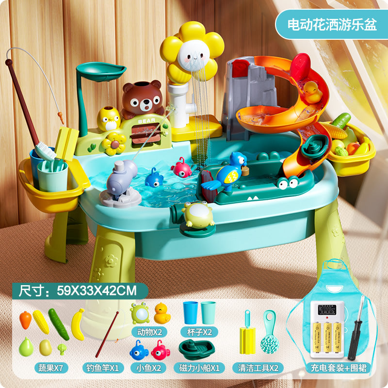 Электрический игровой бассейн «Подсолнух»,  летние водные игрушки для детей