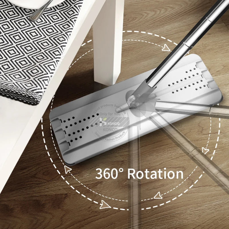 Швабра и ведро с отжимом