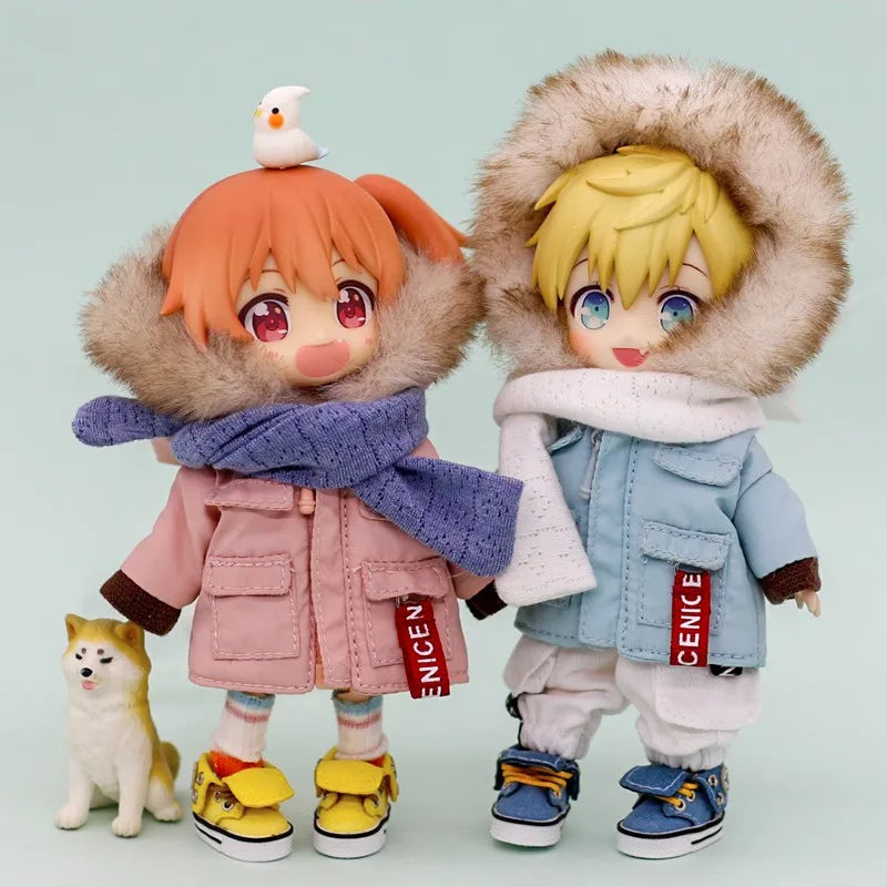 OB11 COLL COLOD WEARTREADER OVERSHED COLDECT куртка кукол модная пиджак для Clay OB11, GSC, Obitsu 11, P9 Doll 1/12BJD Куклы