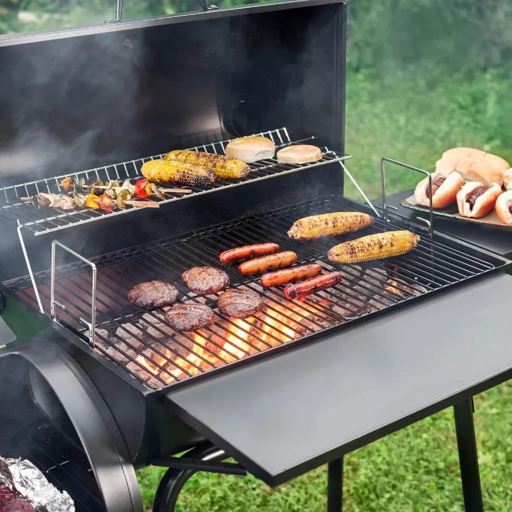 Royal Gourmet CC1830S 30 "BBQ Alcoal Grill and Offset Smoker | 811 квадратный дюйм