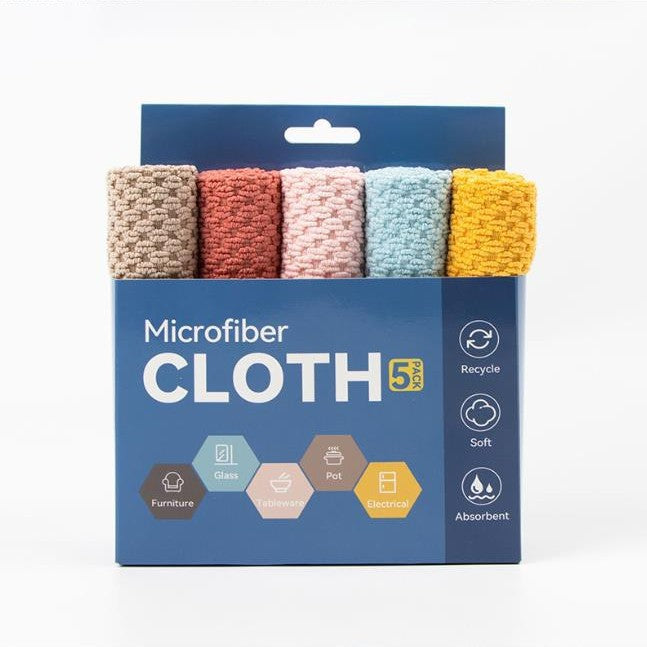 Плотная тряпка для мытья посуды из микрофибры, кухонная тряпка, салфетка для удаления жира