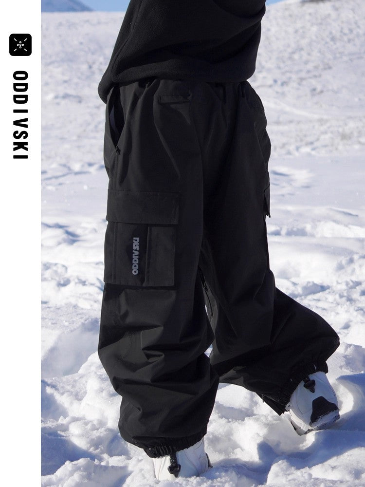 Oddivski утолщенные профессиональные водонепроницаемые горнолыжные брюки